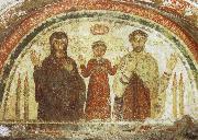 unknow artist Wall painting in the Grabrum of the bishop Theotecnus Spain oil painting artist